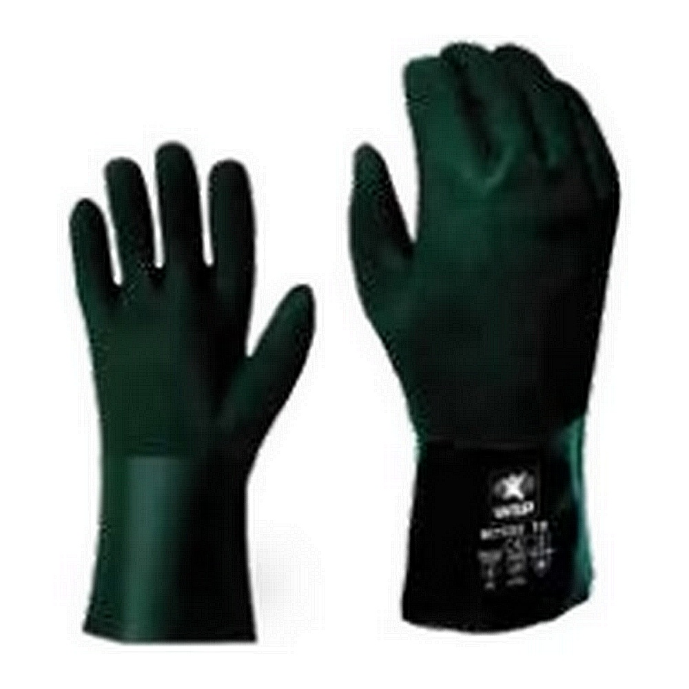 Gant pvc enduit en support jersey coton PVCC35