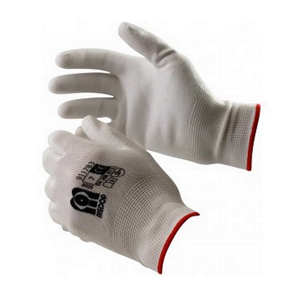 Gants Induction PU Blanc MEDOP