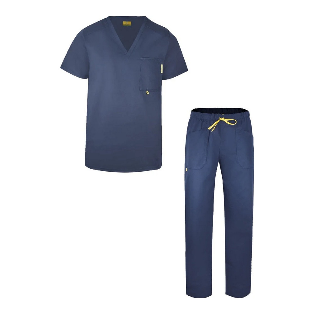 Pyjama médical ANSEL Bleu Nuit – Image 3